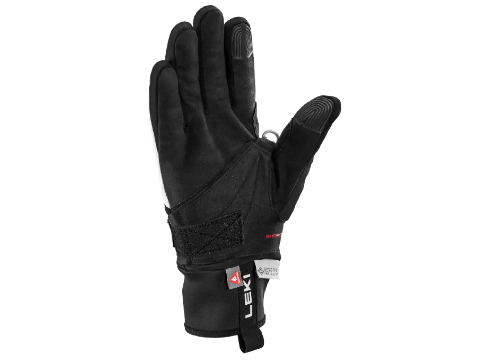 Leki PRC ThermoPlus Shark Women Damenlaufhandschuhe Black-White
