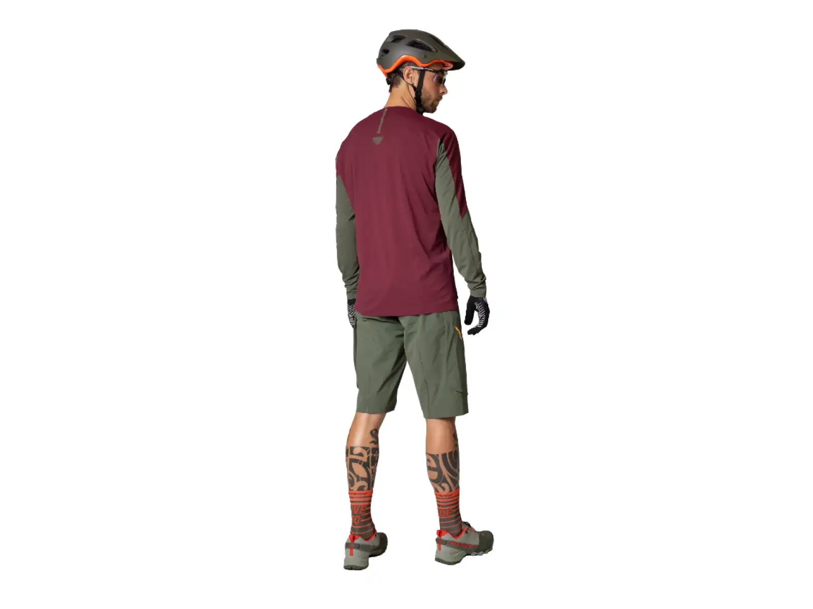 Dynafit Ride Herren Langarmshirt Bordeaux.