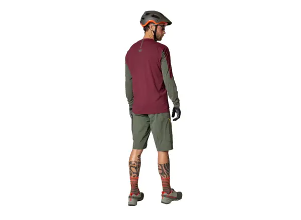 Dynafit Ride Herren Langarmshirt Bordeaux.