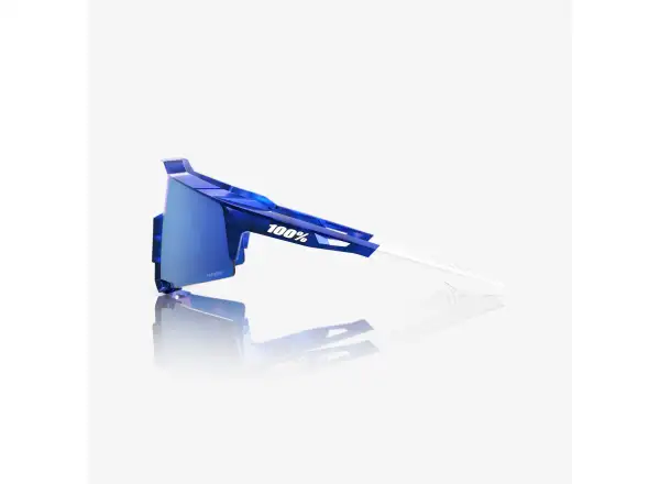 100% Speecraft Brille RBH Gloss Blue Holographic/HiPER Royal Blue Mirror Lens
