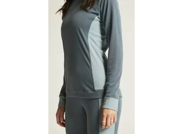 Craft Core Dry Baselayer Damen Set Langarmshirt+Hose blau