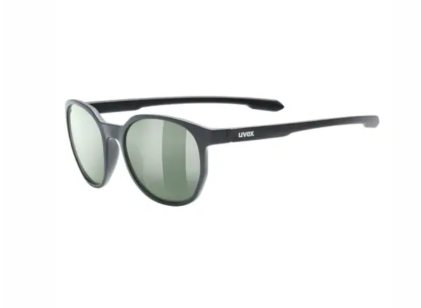 Uvex LGL 54 Sonnenbrille Black matt/Green