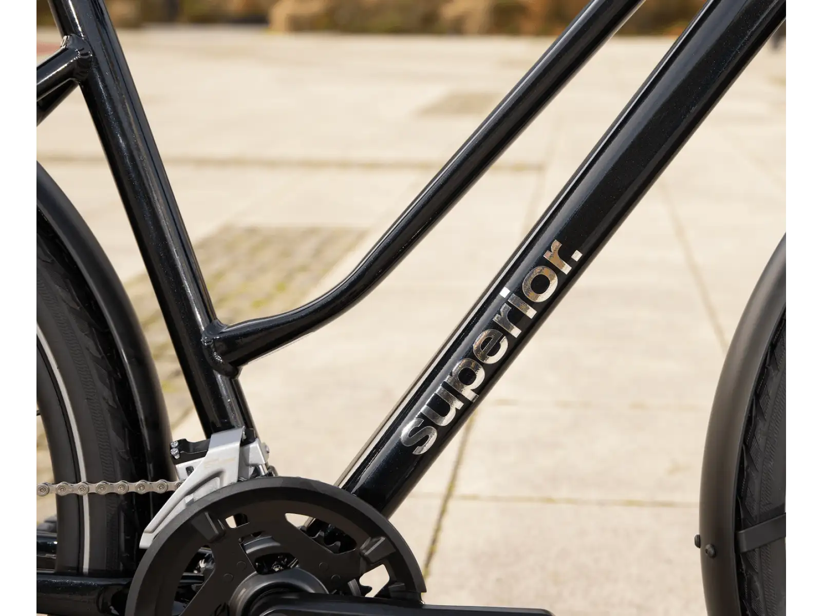 Superior Blox 6.7 T MS Stadtfahrrad Gloss Metallic Black