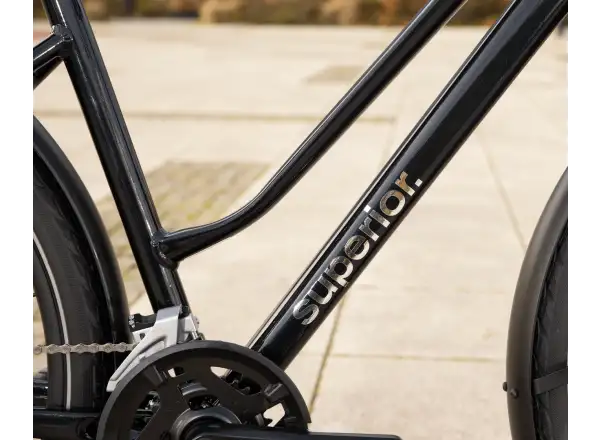 Superior Blox 6.7 T MS Stadtfahrrad Gloss Metallic Black