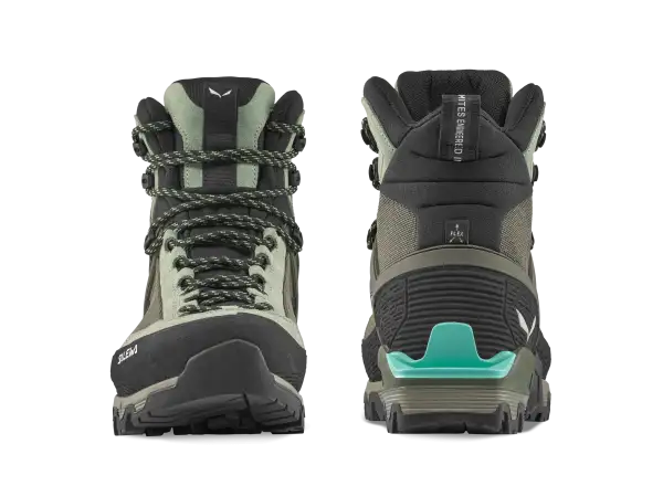 Salewa Mountain Trainer 3 Tech Mid GTX Damen Wanderstiefel Shadow/Faded Green