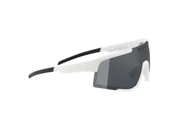 Force Zenith Fahrradbrille weiß/schwarz verspiegeltes Glas