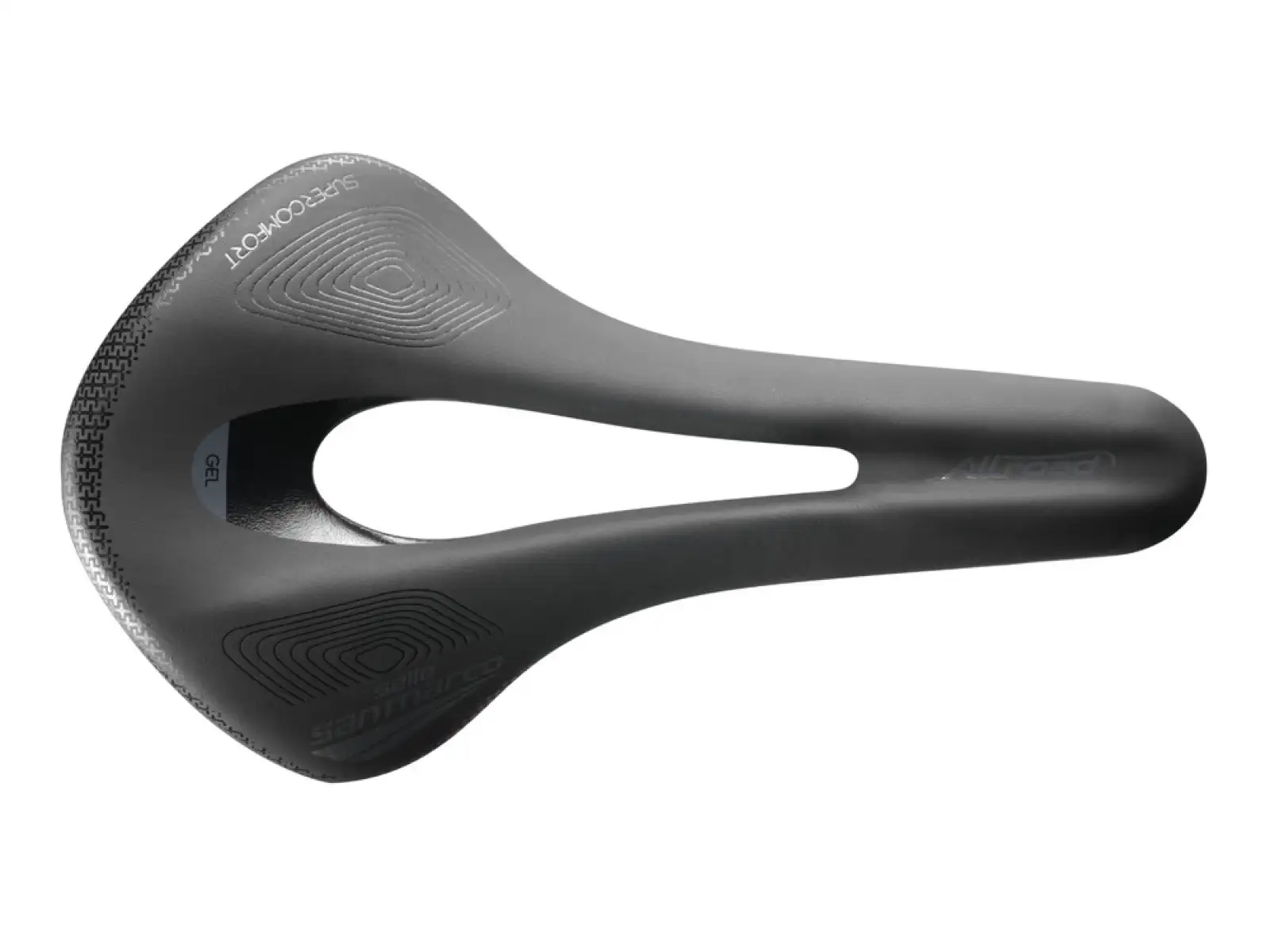 Selle San Marco Allroad Supercomfort Racing Wide Sattel Schwarz