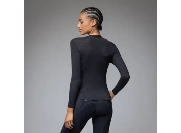 Alé Intimo Merino Damen Unterhemd Langarm Black
