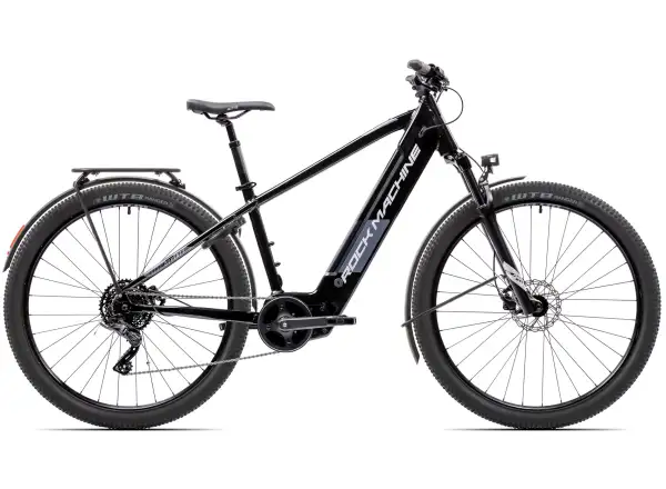 Rock Machine eSTORM 70 TOUR Mountainbike Gloss Black/Silver/Grey