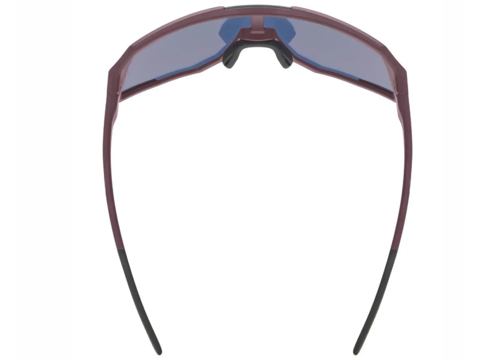 Uvex Sequenze CV Fahrradbrille Burgundy matt/Mirror Red