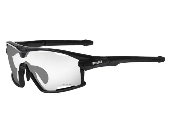 R2 Rocket Brille glänzend schwarz/fotochromatisch grau