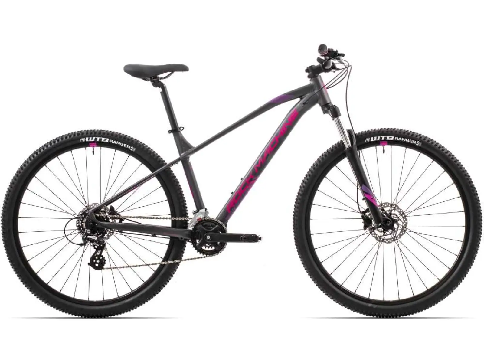 Rock Machine Catherine 10-29 matt Anthrazitgrau/Rosa/Violett Mountainbike