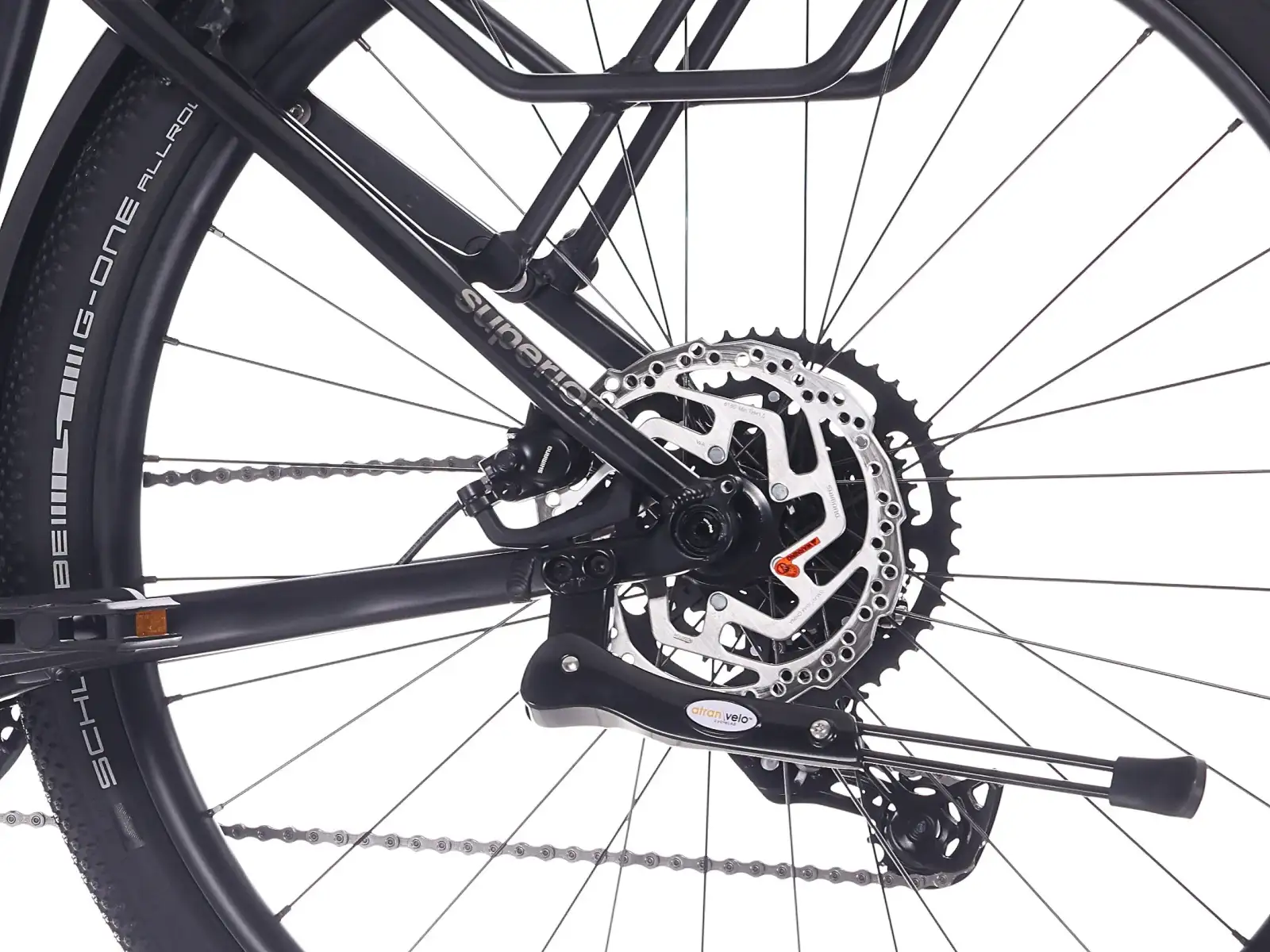Superior iBlox 6.3 Mid Step Stadt E-Bike Matte Black