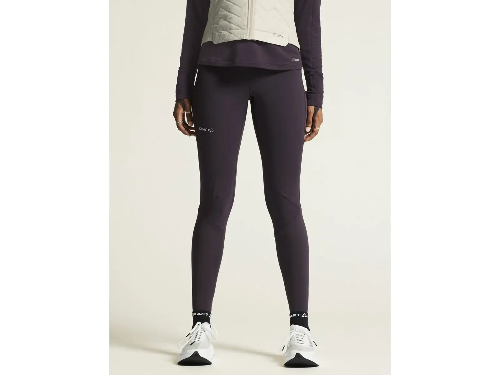 Craft ADV SubZ Wind Damen Laufleggings lila