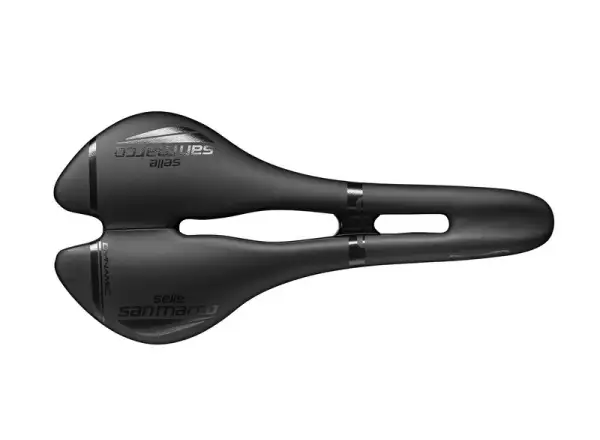 Selle San Marco Aspide Open-Fit Dynamic Narrow Sattel Schwarz 2020