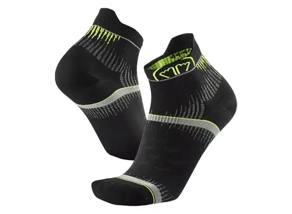 Sidas Run Ultra Socken Schwarz/Gelb