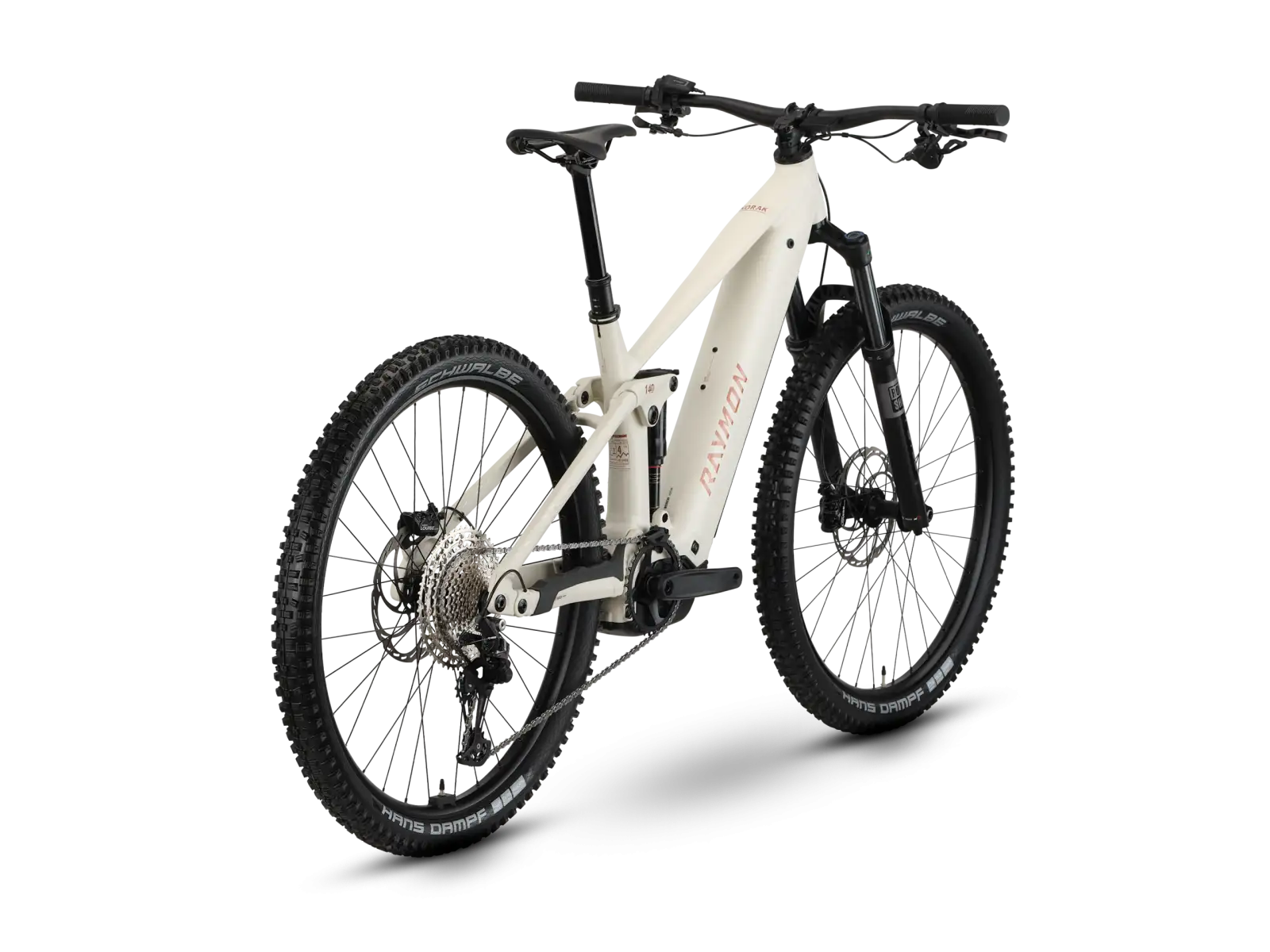 Raymon Korak Pro pepperwhite/copper vollgefedertes E-Bike