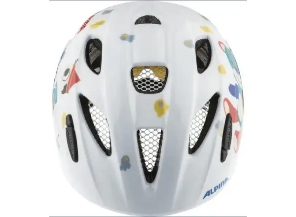 Alpina Ximo Kinderhelm weiß Bear Gloss