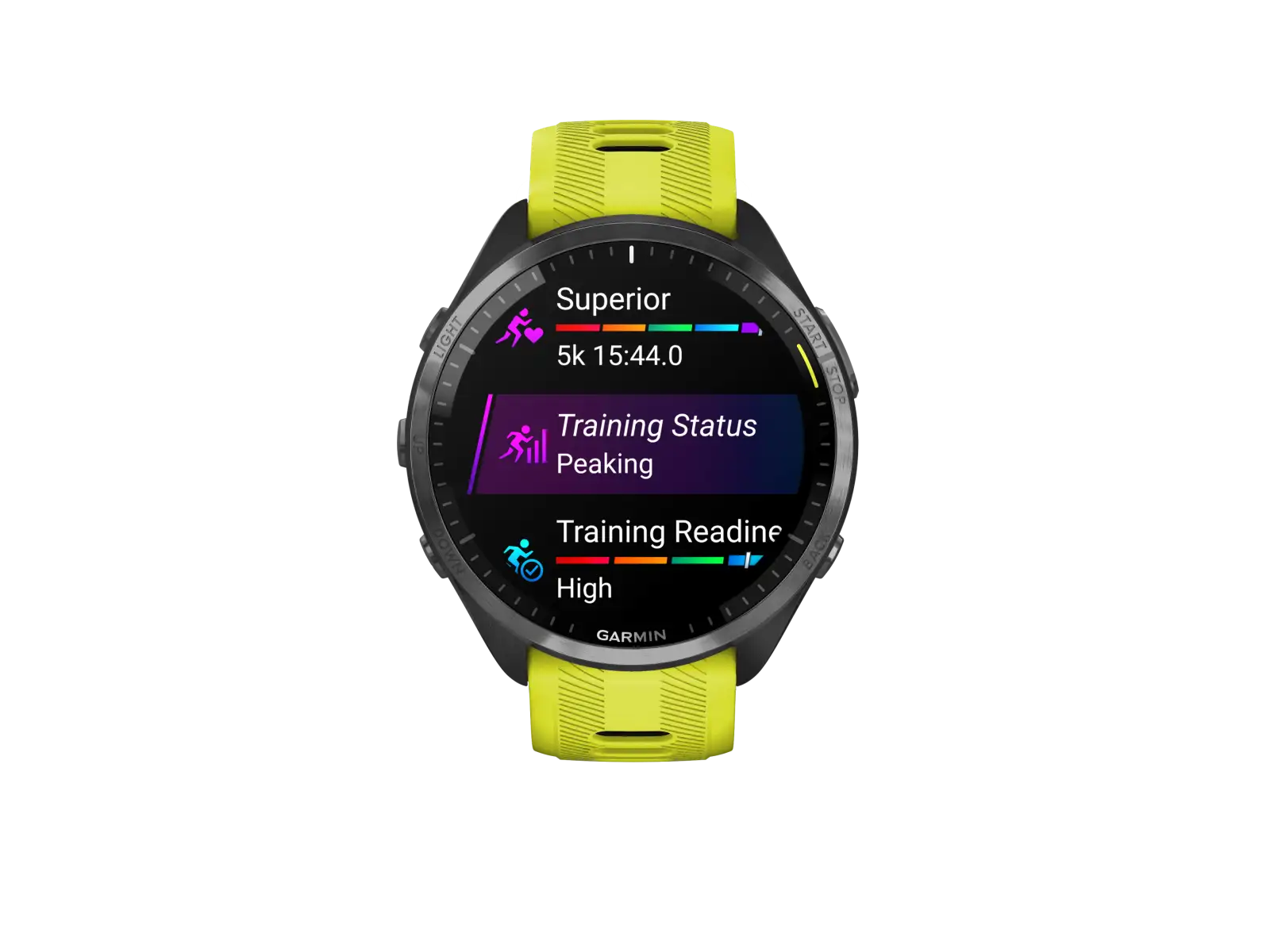 Garmin Forerunner 965 Smartwatch Carbon Grey Titan DLC/Gelb