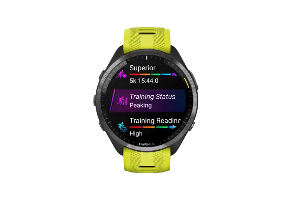 Garmin Forerunner 965 Smartwatch Carbon Grey Titan DLC/Gelb