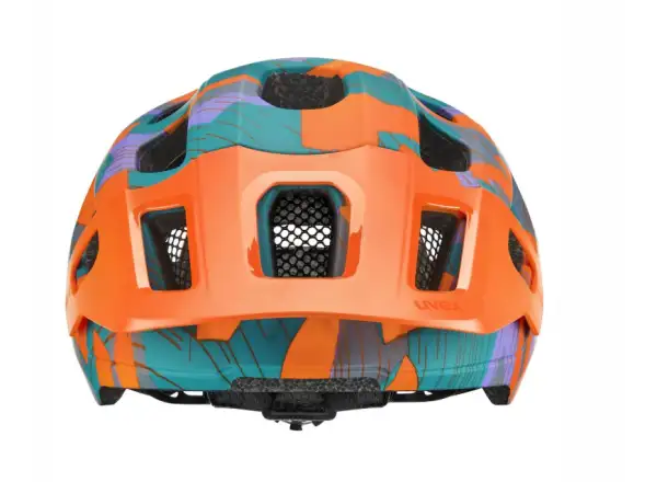 Uvex React Jr. Kinderhelm Papaya/Camo Matt