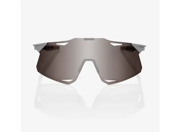 100% Hypercraft Brille Matte Stone Grey/HiPER Crimson Silver Mirror Lens