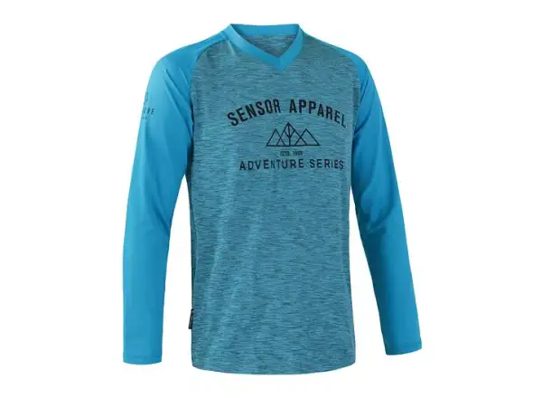 Sensor Charger Herren Trikot Langarm blau