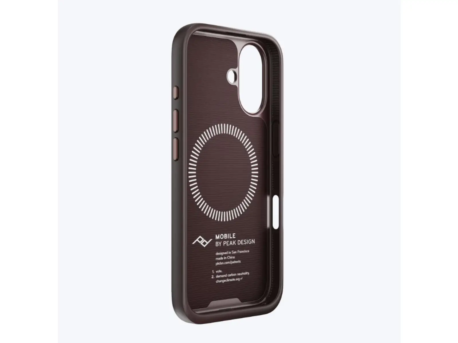Peak Design Mobile Everyday Fabric Case für iPhone 16 Hülle in Eclipse.