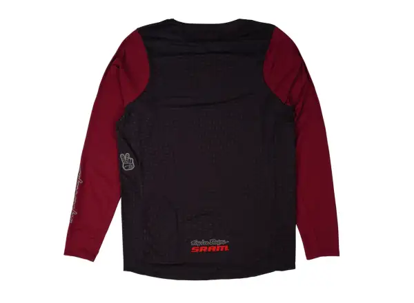 Troy Lee Designs x SRAM Skyline Herren-Trikot langarm Radioscape Black/Berry
