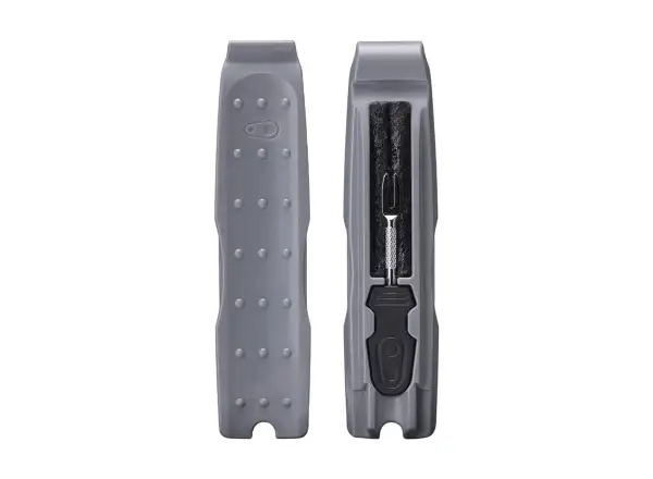 Crankbrothers S.O.S. BC18 Flaschenhalter und Werkzeugset in Schwarz.