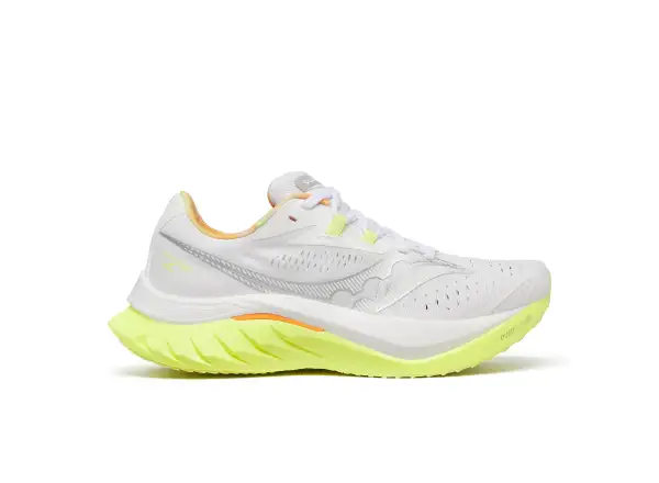 Saucony Endorphin Speed 4 Damen-Laufschuhe White/Sunny