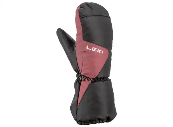 Leki Nevio Junior Fäustlinge Kinder black-rose