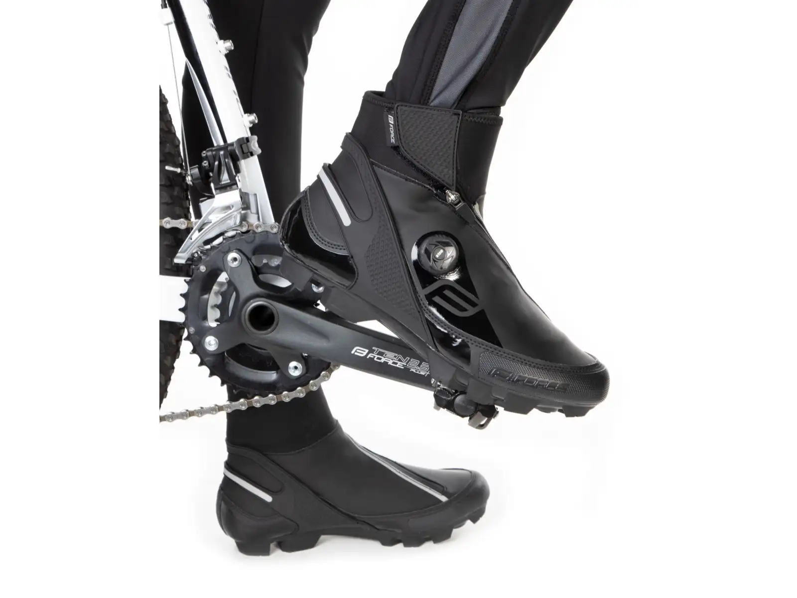 Force Glacier Winter MTB Herren Radschuhe Black