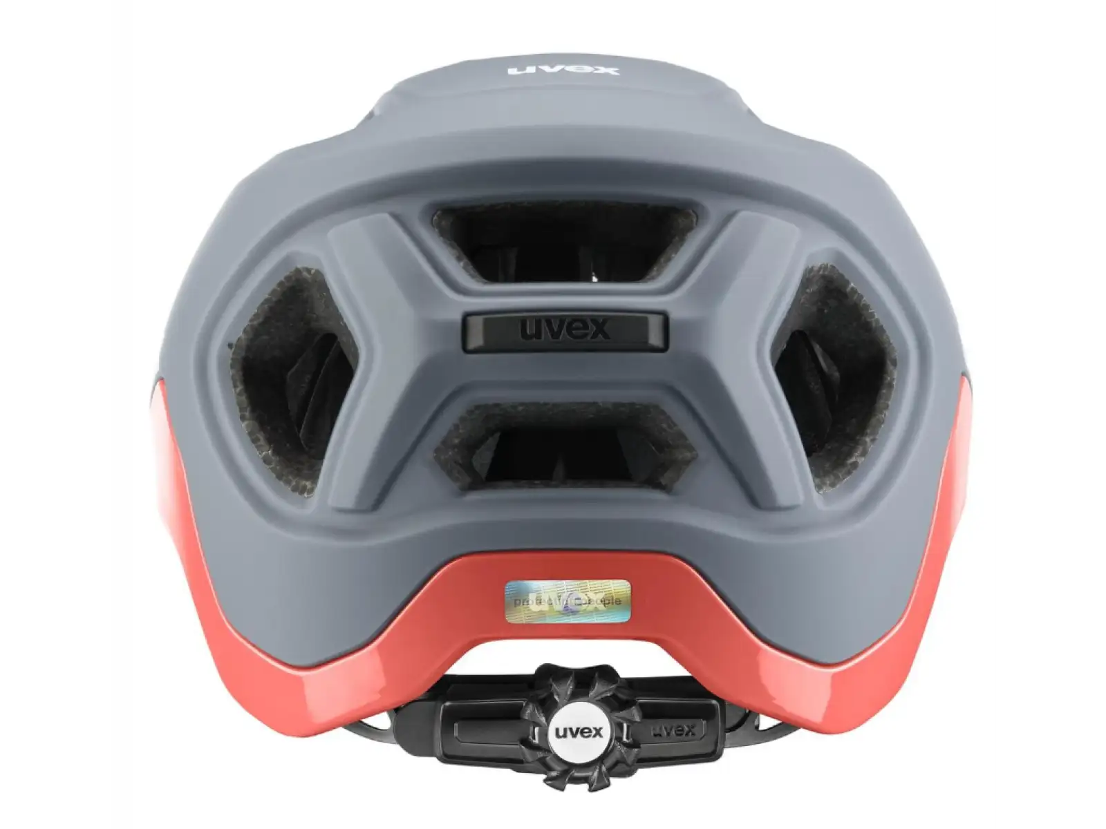 Uvex React MTB Helm Rhino/Apricot Peach Matt