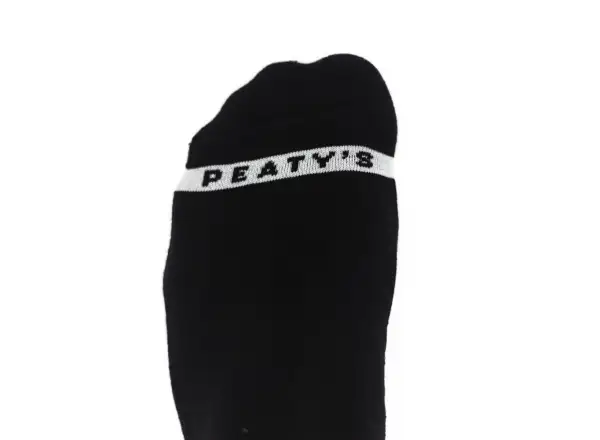 Peatys Streifensocken Schwarz