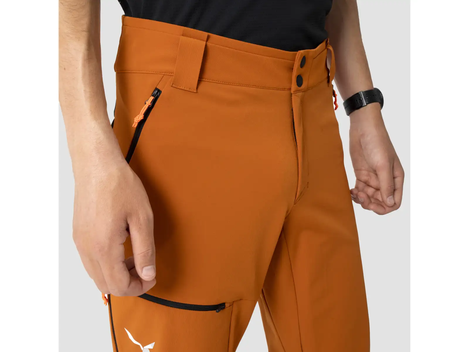 Salewa Sella Durastretch Herrenhose Black Out