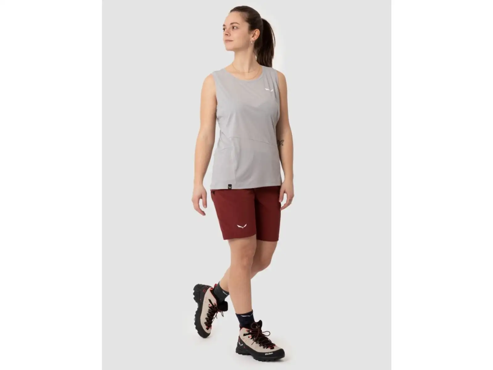 Salewa Puez Sporty Dry Damen-Top Morning Blue