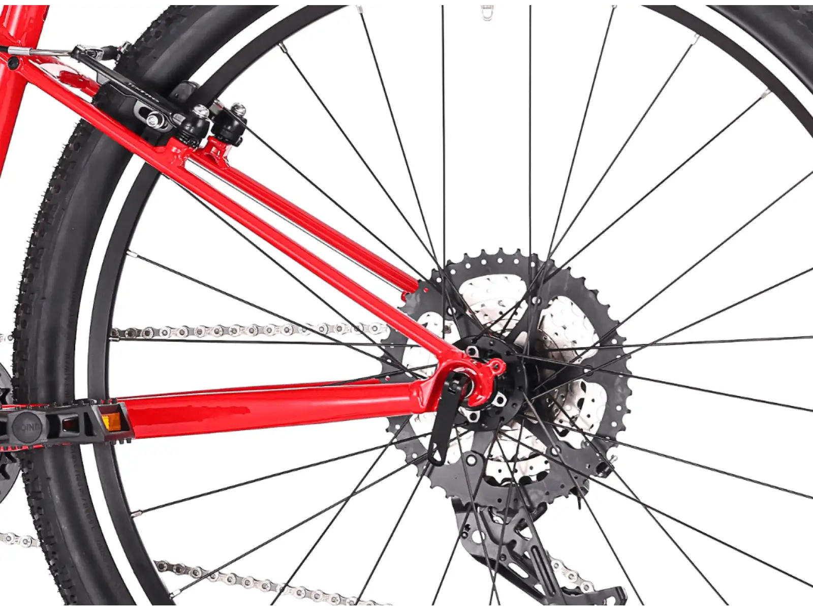 Rock Machine RIFF JR 27 Kinderfahrrad Gloss Fire Red