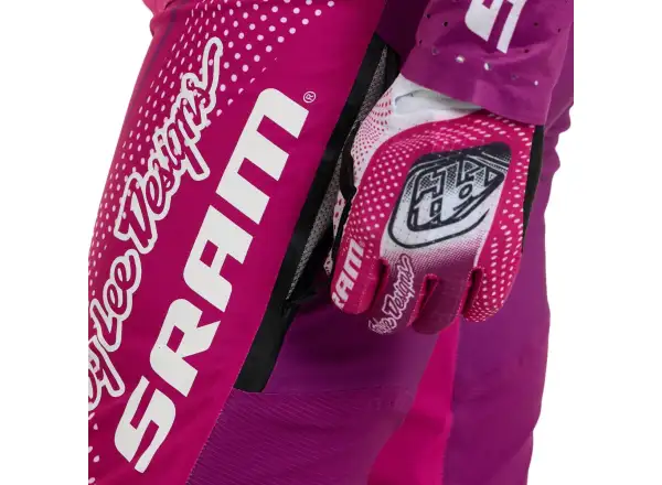 Troy Lee Designs x SRAM Sprint Herren Hosen Radioscape Fuchsia