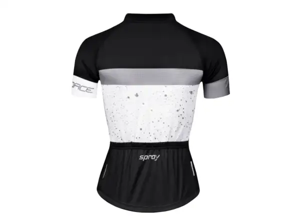 Force Spray Lady Damen Kurzarmtrikot weiß/schwarz