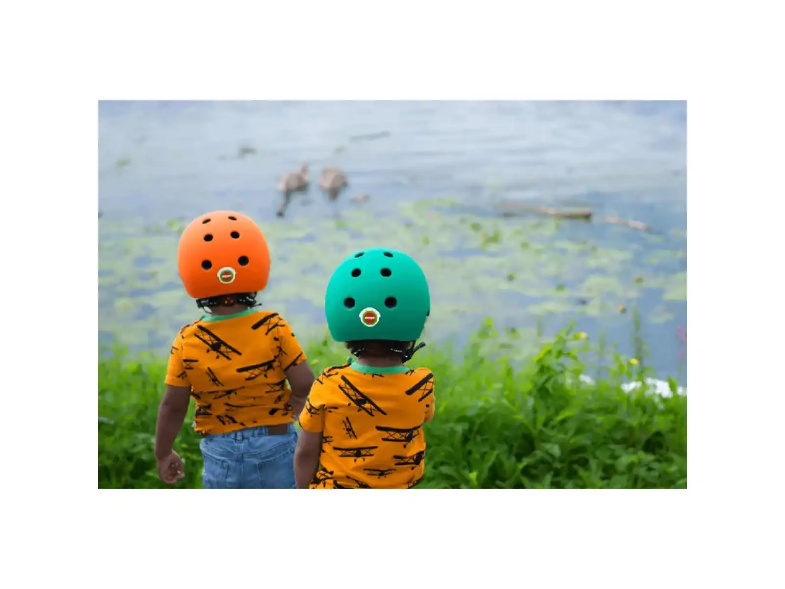 Melon Toddler Kinderhelm Rainbow Green
