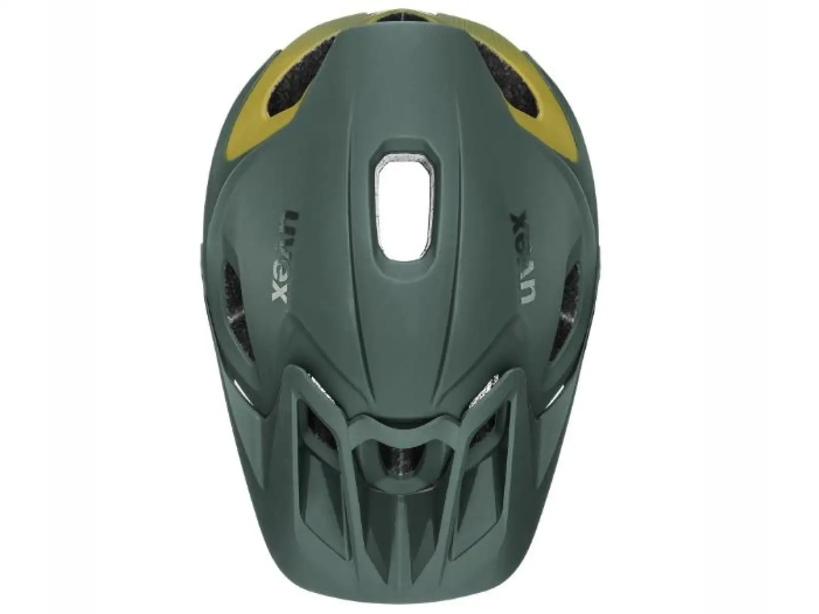 Uvex Quatro Integrale MTB Helm Tocsen Forest/Mustard Mat