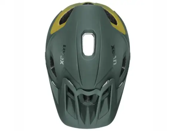 Uvex Quatro Integrale MTB Helm Tocsen Forest/Mustard Mat