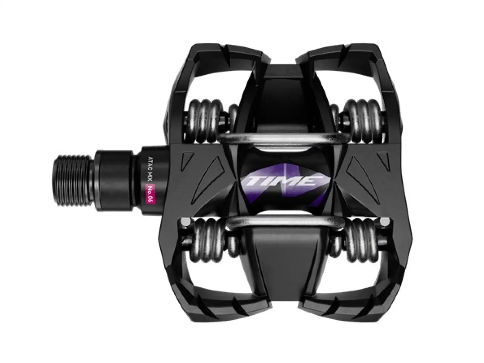 Time MX 6 Klickpedale Schwarz/Lila.