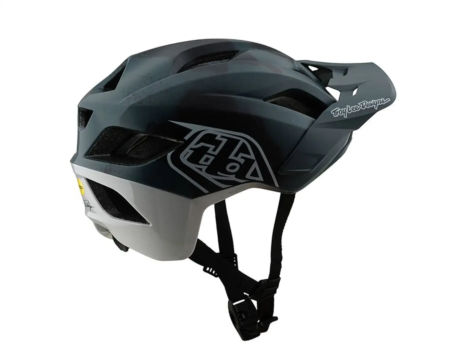 Troy Lee Designs Flowline SE Helm Badge Camo Gray