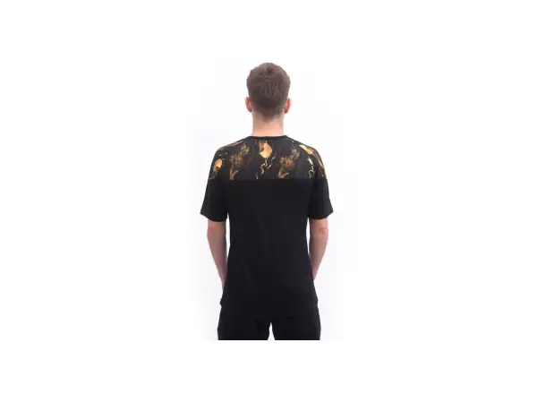 Sensor Merino Impress Herren T-Shirt kurzärmlig schwarz/Cosmos
