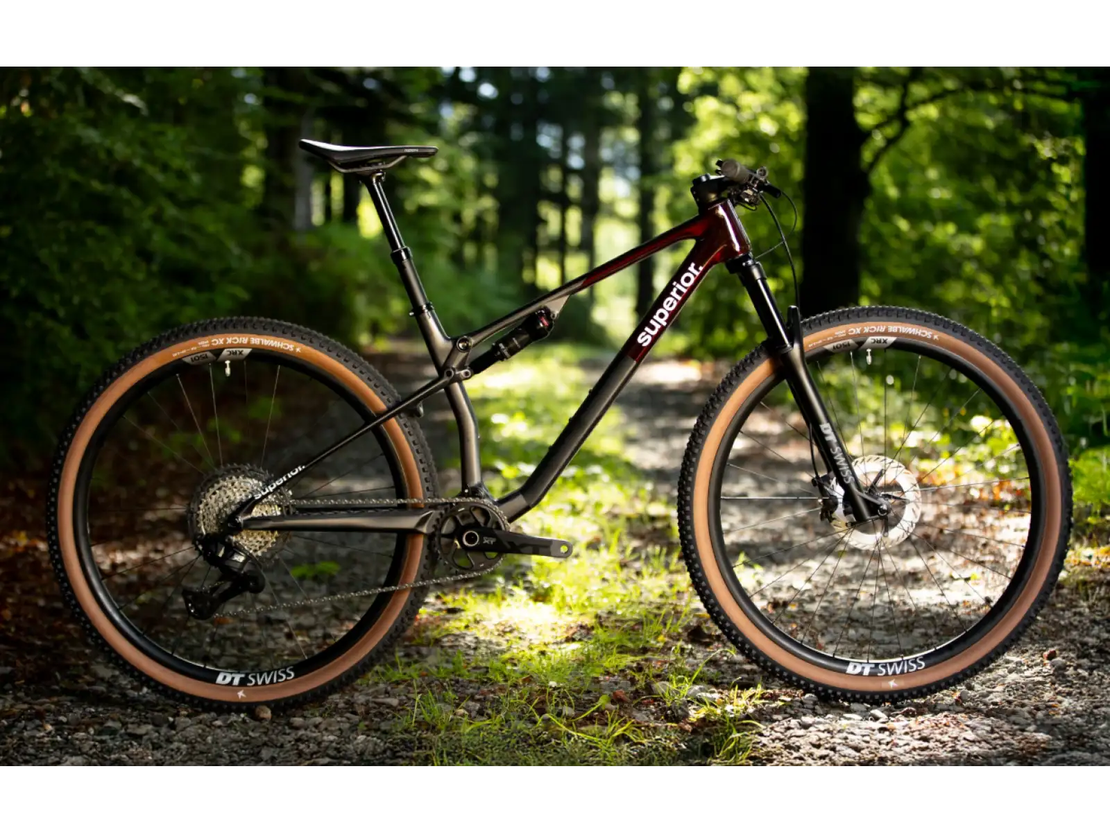 Superior Full‑Suspension Bike – XF 9.6 Team Gloss Carbon/Red