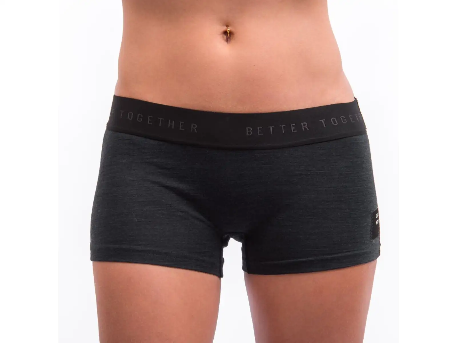 Sensor Merino Cordura Damen-Slips schwarz