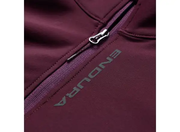 Endura Loop Ride Herrentrikot Langarm Black Cherry