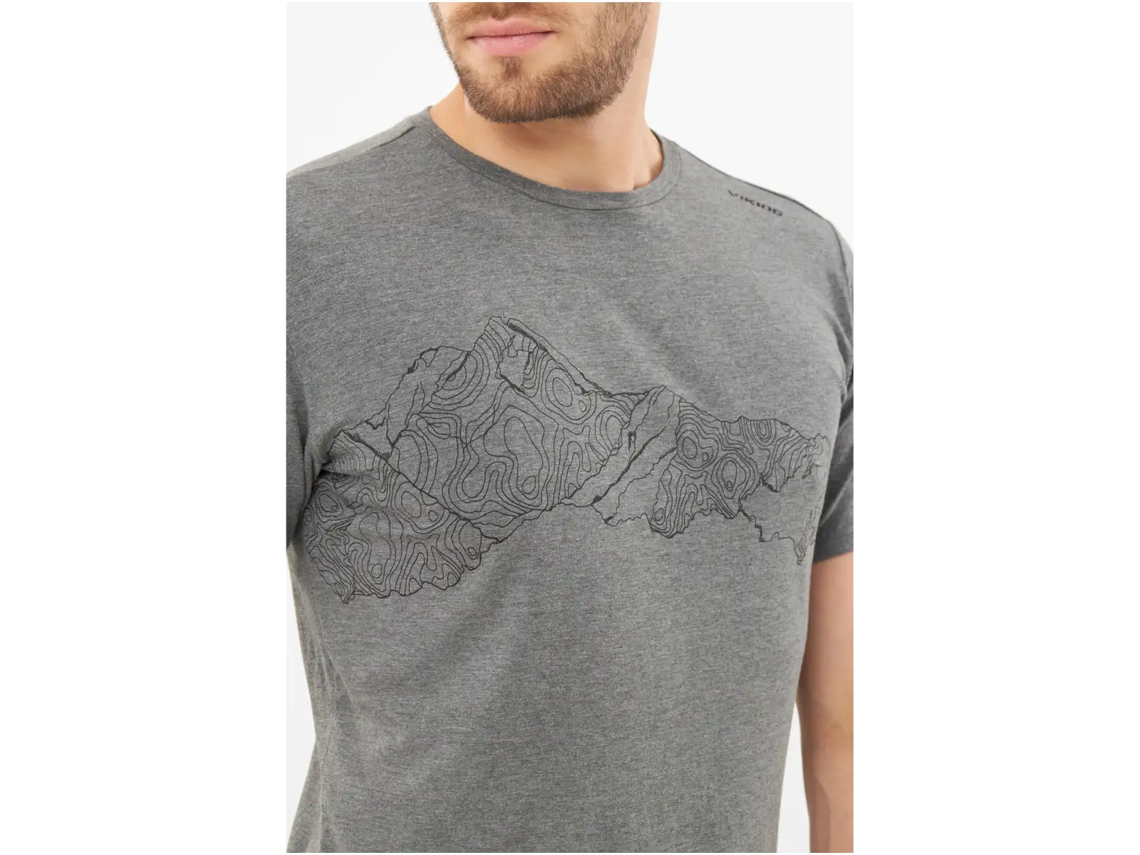Viking Lako Herren T-Shirt Kurzarm dark grey